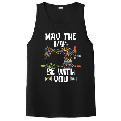 May The 14 Be With You Sew Sewing Machine Seamstress PosiCharge Competitor Tank