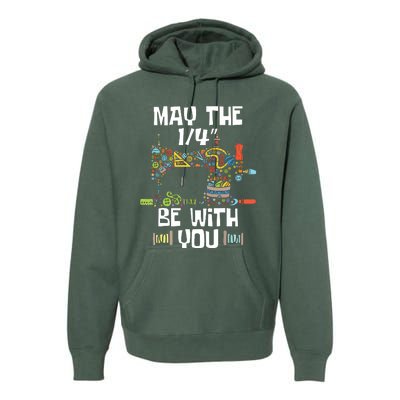 May The 14 Be With You Sew Sewing Machine Seamstress Premium Hoodie