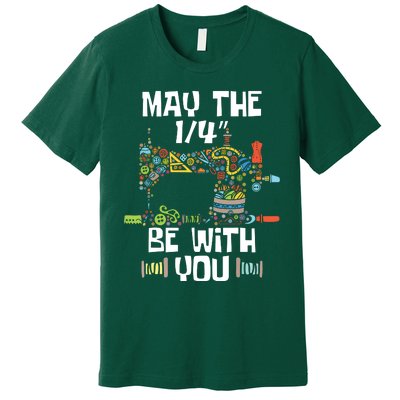 May The 14 Be With You Sew Sewing Machine Seamstress Premium T-Shirt