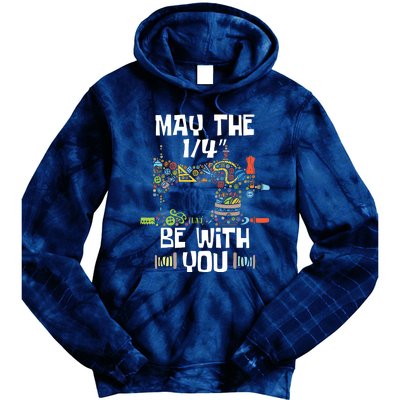 May The 14 Be With You Sew Sewing Machine Seamstress Tie Dye Hoodie