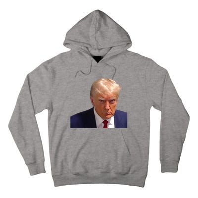 Mugshot Trump 1st Picture Donald Prison Mug Shot Christmas Tall Hoodie