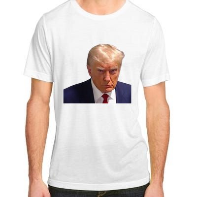 Mugshot Trump 1st Picture Donald Prison Mug Shot Christmas Adult ChromaSoft Performance T-Shirt