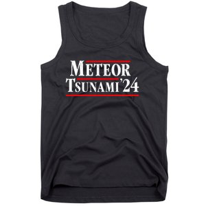 Meteor Tsunami 2024 Funny Election Campaign Tank Top