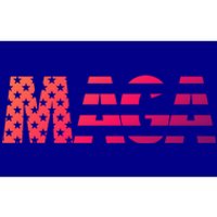 Maga Trump 2020 Reelect American Flag Vote 45 Slogan Gift Cool Gift Bumper Sticker