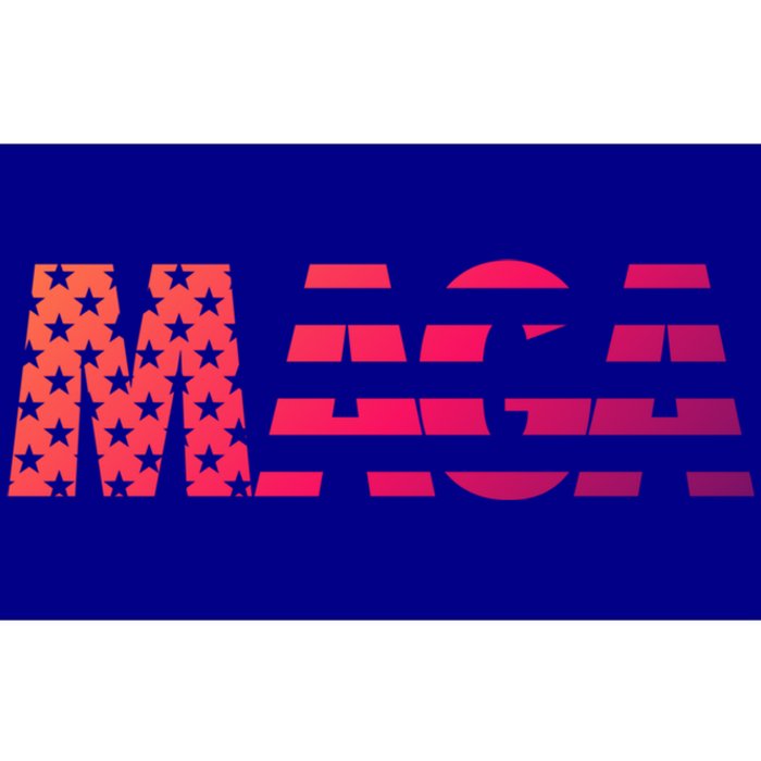 Maga Trump 2020 Reelect American Flag Vote 45 Slogan Gift Cool Gift Bumper Sticker