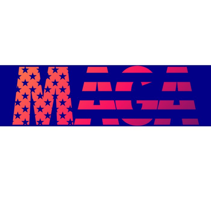 Maga Trump 2020 Reelect American Flag Vote 45 Slogan Gift Cool Gift Bumper Sticker