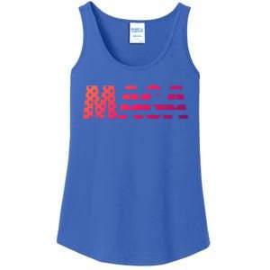 Maga Trump 2020 Reelect American Flag Vote 45 Slogan Gift Cool Gift Ladies Essential Tank