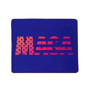 Maga Trump 2020 Reelect American Flag Vote 45 Slogan Gift Cool Gift Mousepad