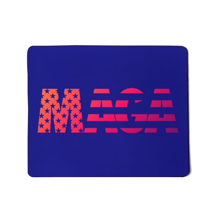 Maga Trump 2020 Reelect American Flag Vote 45 Slogan Gift Cool Gift Mousepad