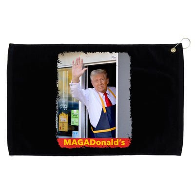 Magadonalds Trump 2024 Grommeted Golf Towel