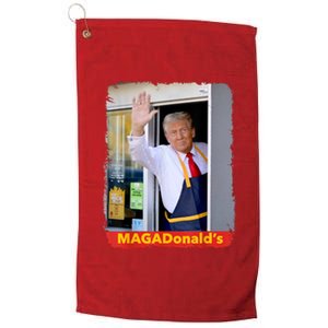 Magadonalds Trump 2024 Platinum Collection Golf Towel