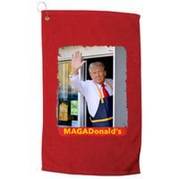 Magadonalds Trump 2024 Platinum Collection Golf Towel