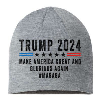 MAGAGA Trump 2024 Make America Great And Glorious Again Sustainable Beanie