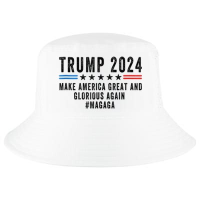 MAGAGA Trump 2024 Make America Great And Glorious Again Cool Comfort Performance Bucket Hat