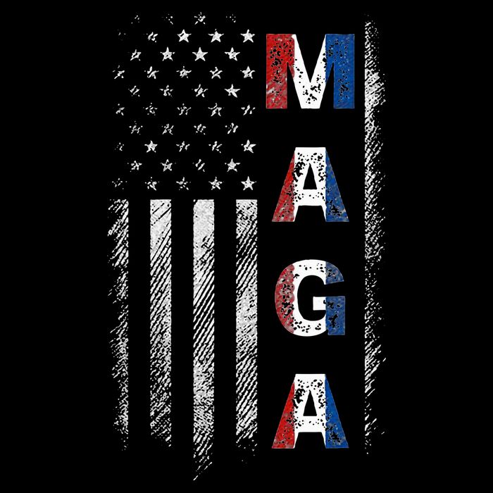 Maga Trump 2024 Us Flag American Cooling Performance Crew T-Shirt