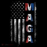 Maga Trump 2024 Us Flag American 16 in Basic Backpack