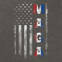 Maga Trump 2024 Us Flag American Cotton Canvas Backpack