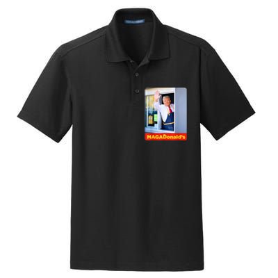 Magadonalds Trump 2024 Dry Zone Grid Polo