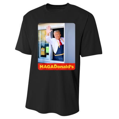 Magadonalds Trump 2024 Performance Sprint T-Shirt