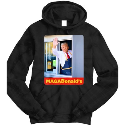 Magadonalds Trump 2024 Tie Dye Hoodie