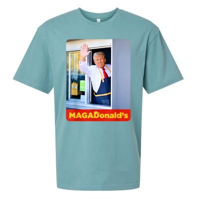 Magadonalds Trump 2024 Sueded Cloud Jersey T-Shirt