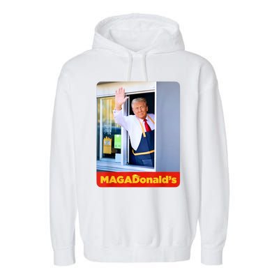 Magadonalds Trump 2024 Garment-Dyed Fleece Hoodie