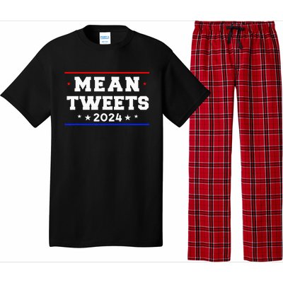 Mean Tweets 2024 Funny Trump Pajama Set