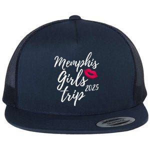 Memphis Trip 2025 Bachelorette Vacation Fun Matching Flat Bill Trucker Hat