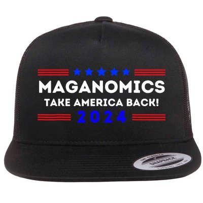 Maganomics Trump 2024 Take America Back Trump Election 2024 Flatbill Hat