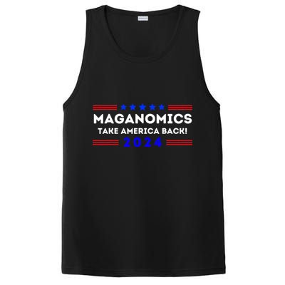 Maganomics Trump 2024 Take America Back Trump Election 2024 PosiCharge Competitor Tank