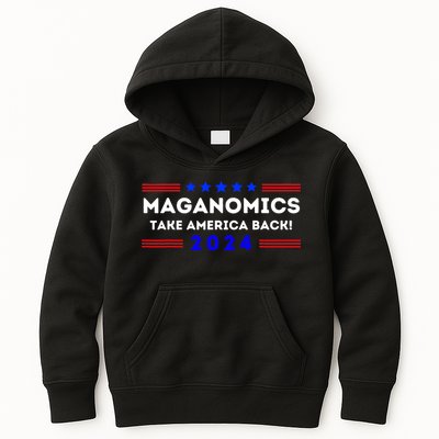 Maganomics Trump 2024 Take America Back Trump Election 2024 Kids Hoodie
