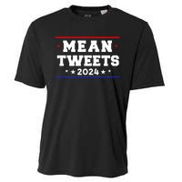 Mean Tweets 2024 Funny Trump Cooling Performance Crew T-Shirt