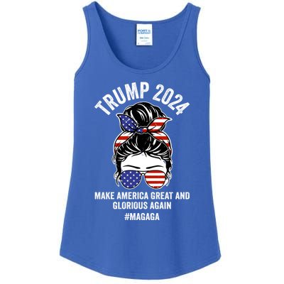 Magaga Trump 2024 Make America Great And Glorious Again Gift Ladies Essential Tank