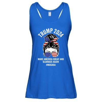 Magaga Trump 2024 Make America Great And Glorious Again Gift Ladies Essential Flowy Tank