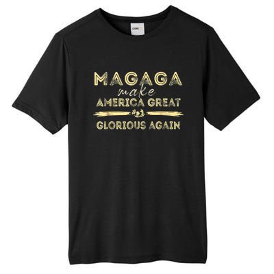 MAGAGA Trump 2024 Make America Great And Glorious Again Tall Fusion ChromaSoft Performance T-Shirt