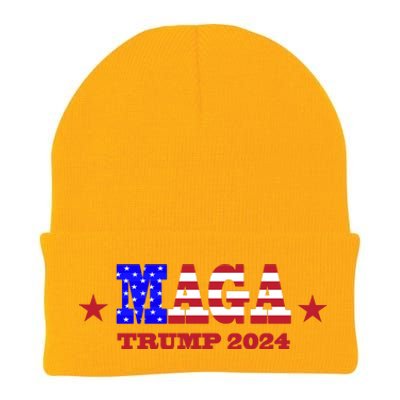 MAGA Trump 2024 Knit Cap Winter Beanie