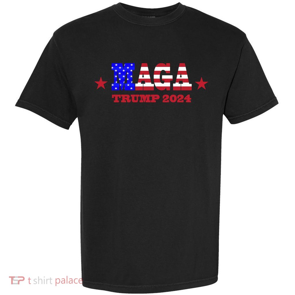 MAGA Trump 2024 Garment-Dyed Heavyweight T-Shirt