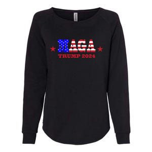 MAGA Trump 2024 Womens California Wash Sweatshirt