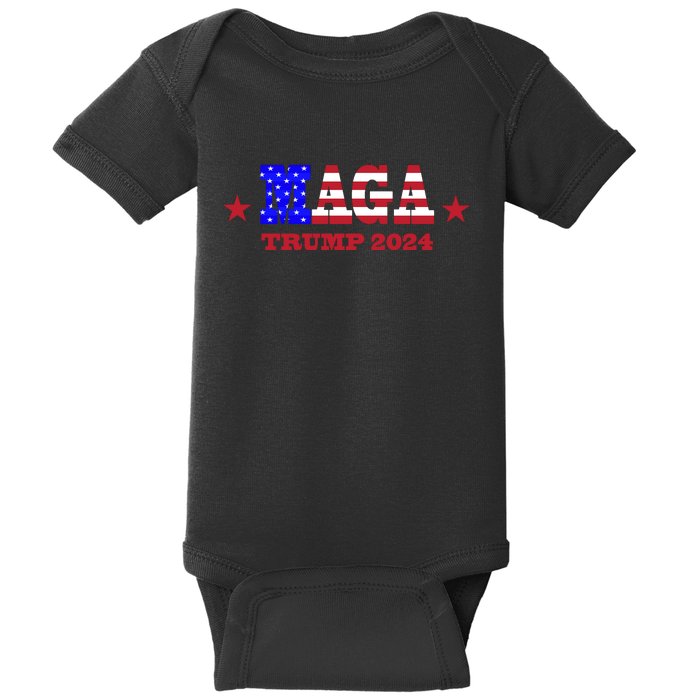 MAGA Trump 2024 Baby Bodysuit