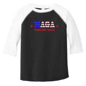 MAGA Trump 2024 Toddler Fine Jersey T-Shirt