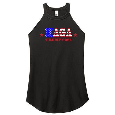 MAGA Trump 2024 Women's Perfect Tri Rocker Tank