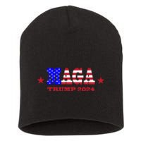 MAGA Trump 2024 Short Acrylic Beanie