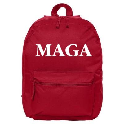 MAGA Trump 2024 Make America Great Again 16 in Basic Backpack