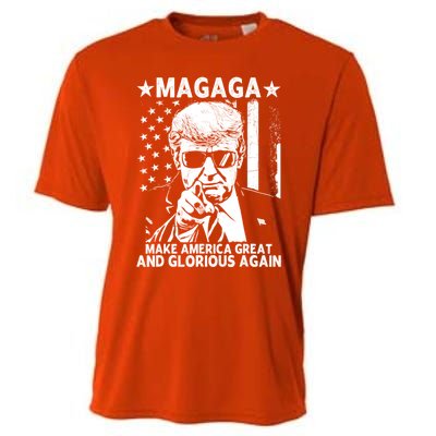 Magaga Trump 2024 Make America Great And Glorious Again Gift Cooling Performance Crew T-Shirt