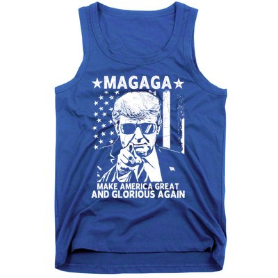 Magaga Trump 2024 Make America Great And Glorious Again Gift Tank Top