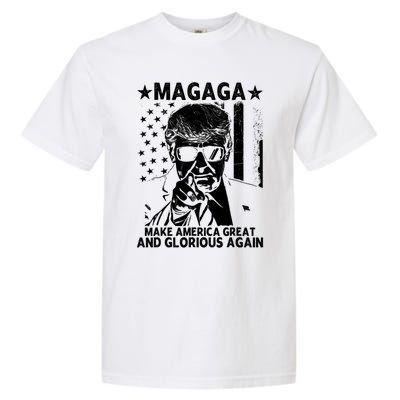 Magaga Trump 2024 Make America Great And Glorious Again Gift Garment-Dyed Heavyweight T-Shirt