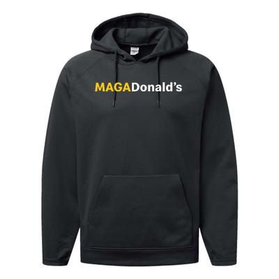 MagadonaldS Trump 2024 Performance Fleece Hoodie