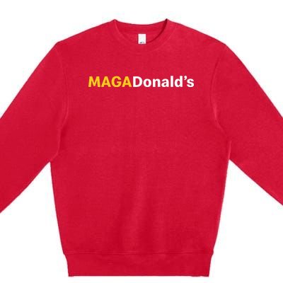 MagadonaldS Trump 2024 Premium Crewneck Sweatshirt