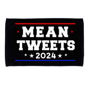 Mean Tweets 2024 Funny Trump Microfiber Hand Towel