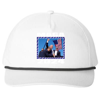 Maga Trump 2024 Snapback Five-Panel Rope Hat